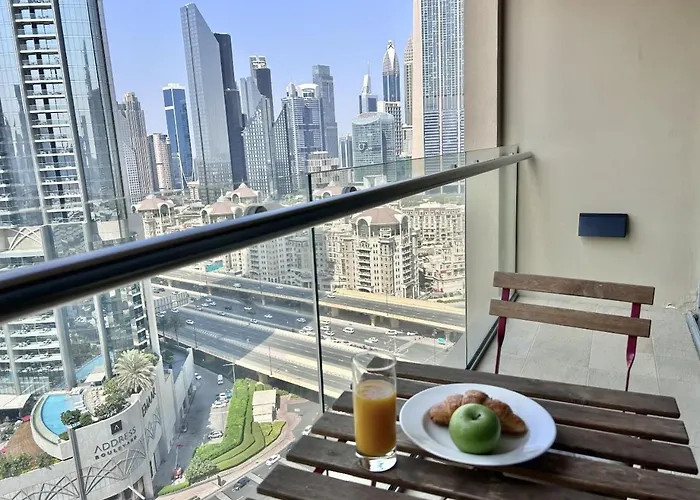 Fashion Avenue Dubai Mall Residences - Studio With Balcony